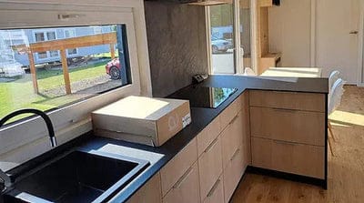 Maison Mobile Modèle A — 37 à 42 m² (10,5 x 4 m)