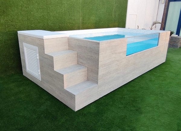 Piscine Élevée Acier Rigide ILU PRO 235