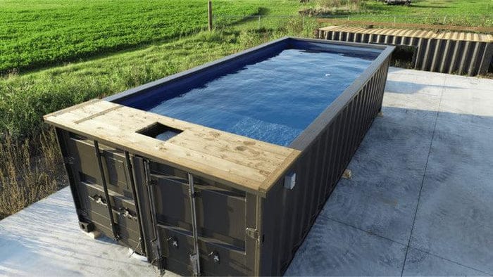 Piscine Conteneur 20 Pieds — Fabrication Soudée