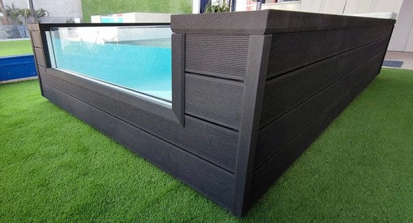 Piscine Polypropylène 6,5 × 2,5 m — Fenêtre Panoramique